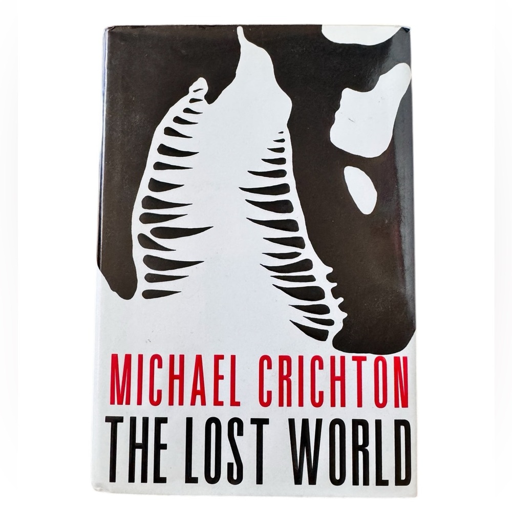 🔵 3/ $15 - The Lost World Hardcover Book 1st Edition Michael Crichton